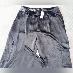 GAP Charcoal Satin Trousers